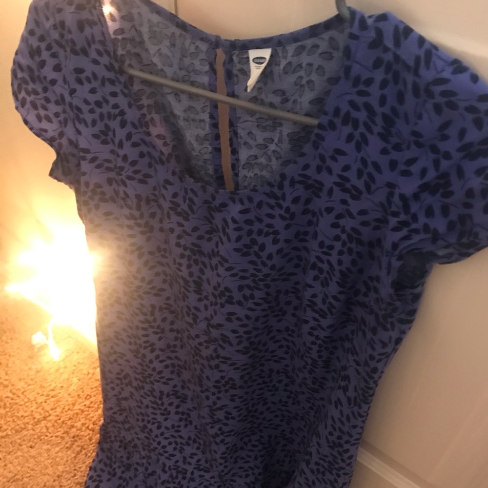 Old navy leaf print cute short flowy dress 🦋